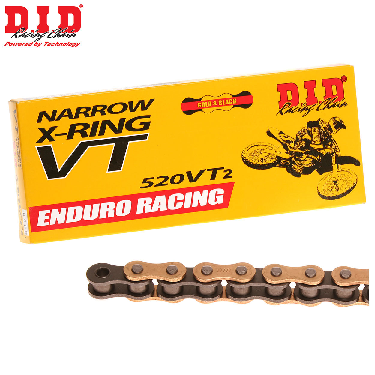 DID 520 VT2 X Ring Motocross Enduro Chain